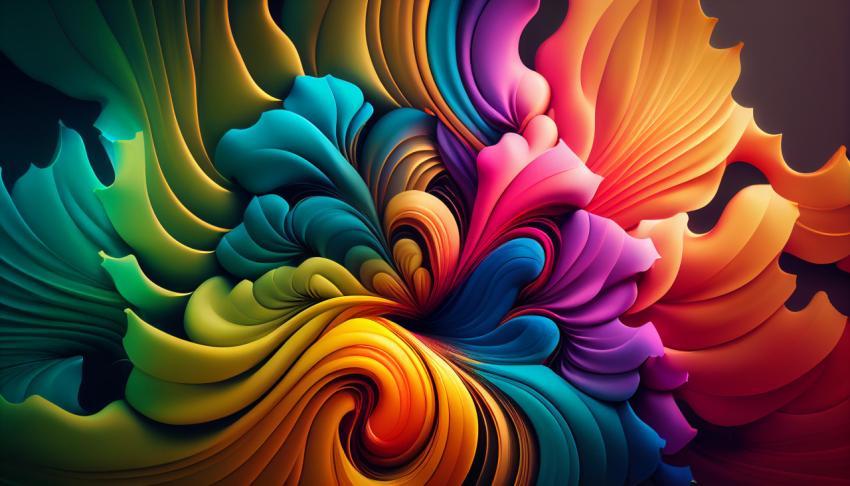 Colorful background, A colorful wallpaper with a dark background.
